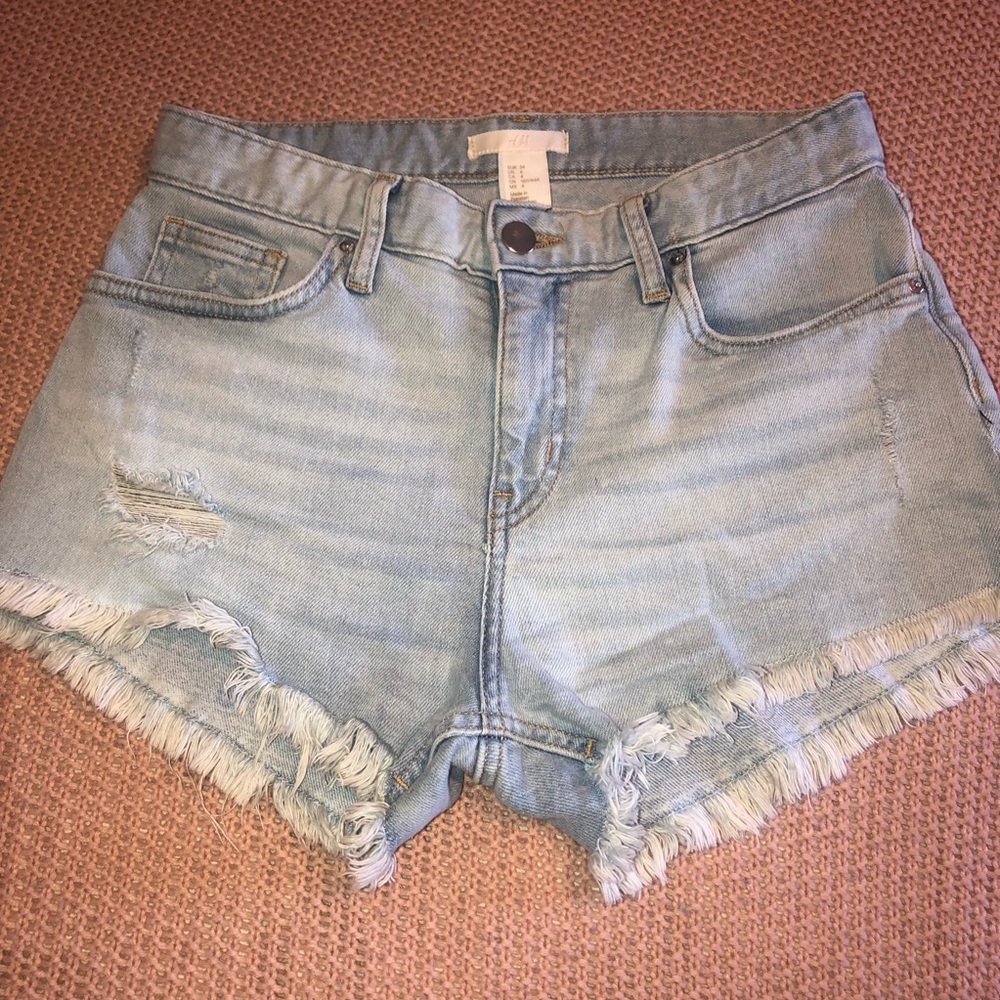 H&M Light Denim Blue Shorts